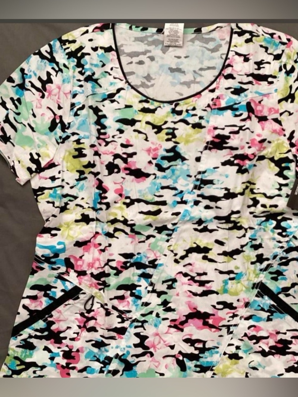 Women’s Colorful Scrub Top